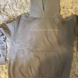 Taylor Swift Tortured Poets Department XL Hoodie (Gray)